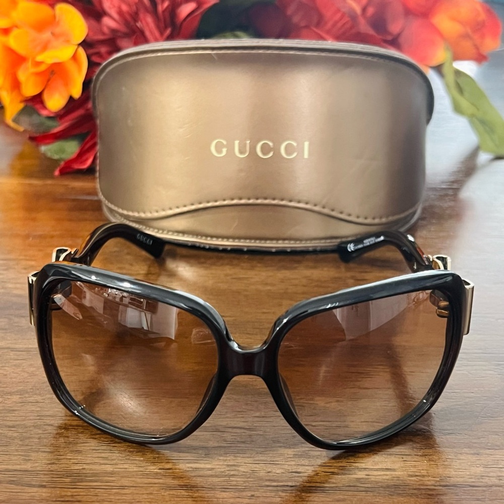 Gucci Queen Bow Sunglasses - EUC